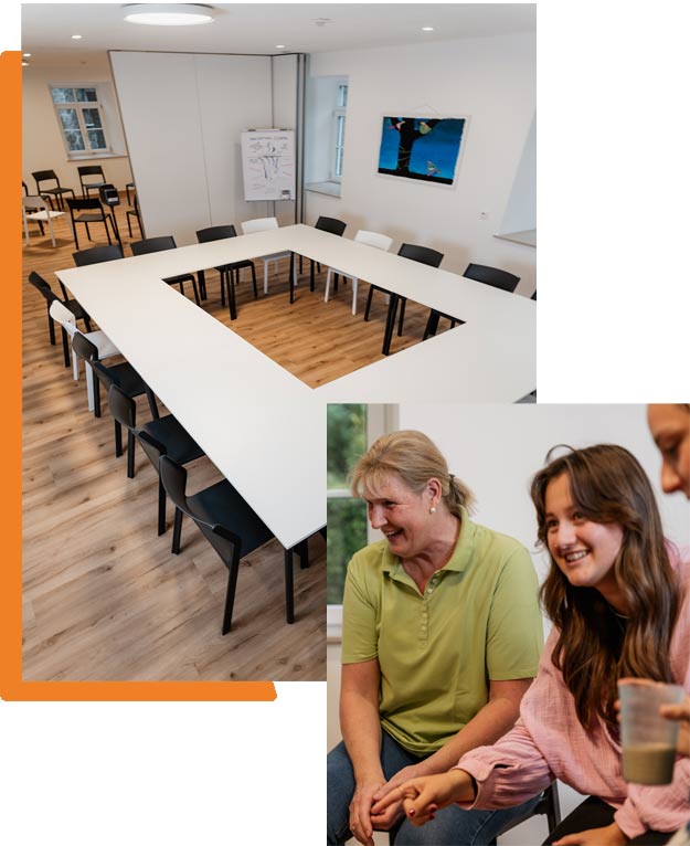 Ausstattung im Seminarraum